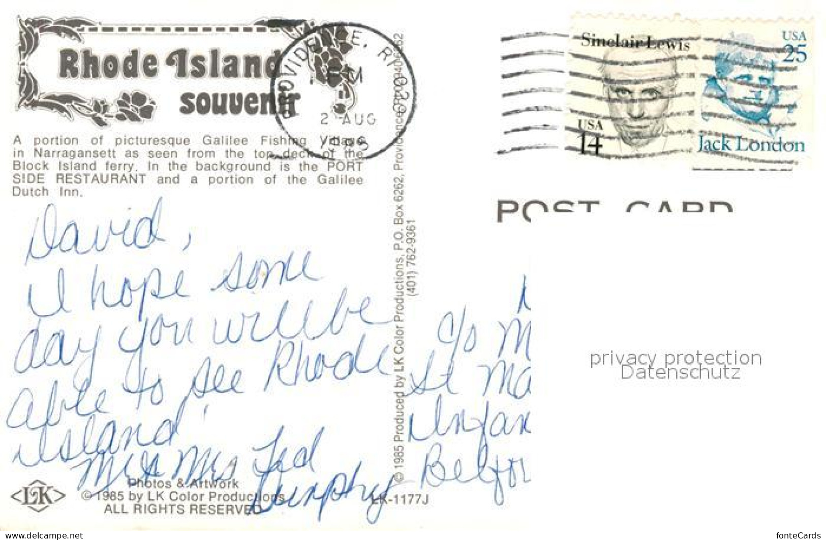 73130677 Rhode_Island_US-State The Ocean State - Sonstige & Ohne Zuordnung