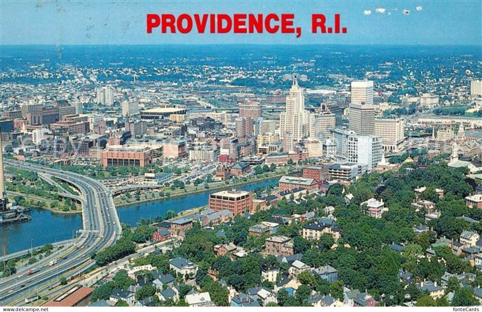 73130364 Providence_Rhode_Island Fliegeraufnahme  - Andere & Zonder Classificatie