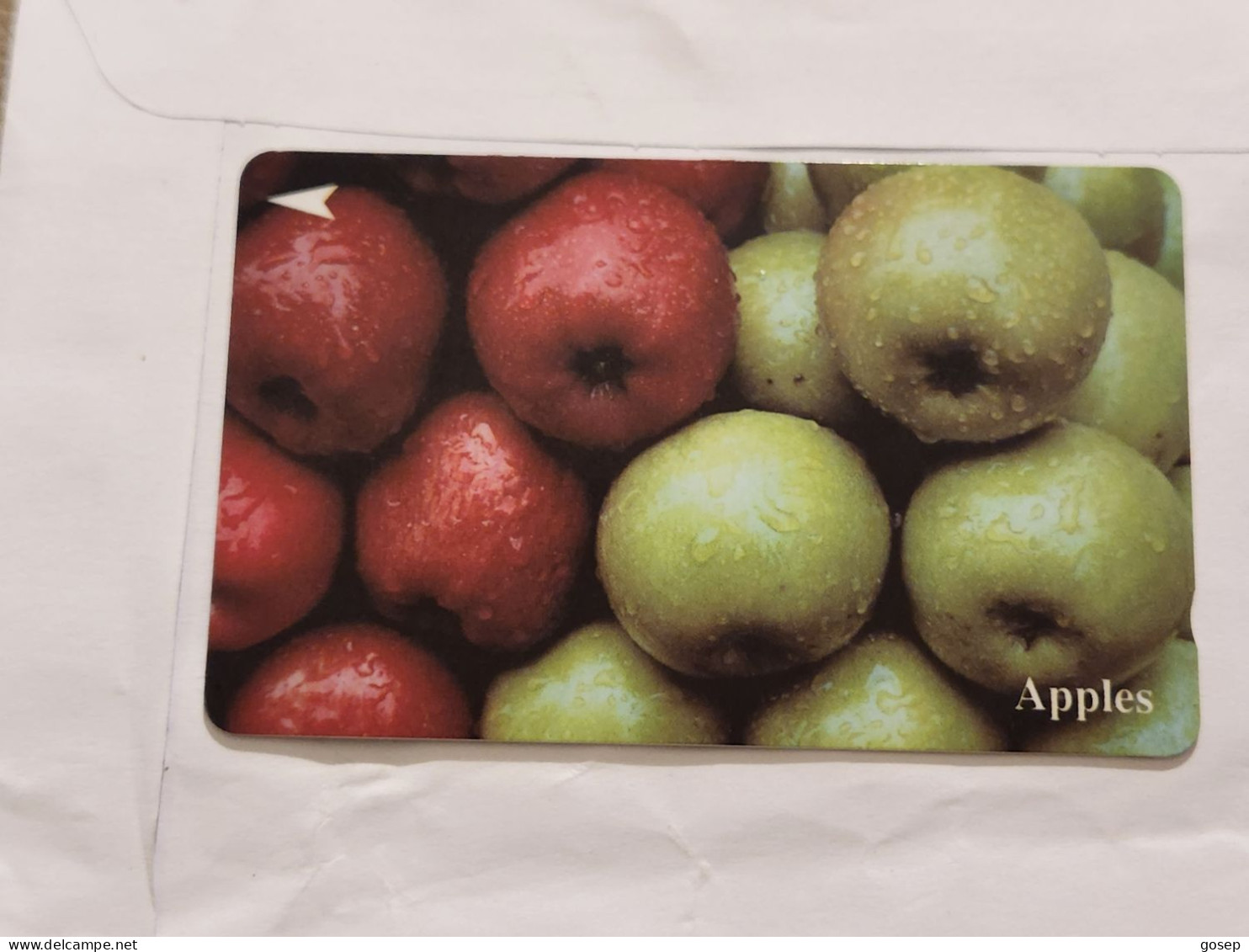 SINGAPORE-(37SIGA)-APPLES-(80)(37SIGA-094655)($10)(1/1/1994)-used Card+1card Prepiad Free - Singapour