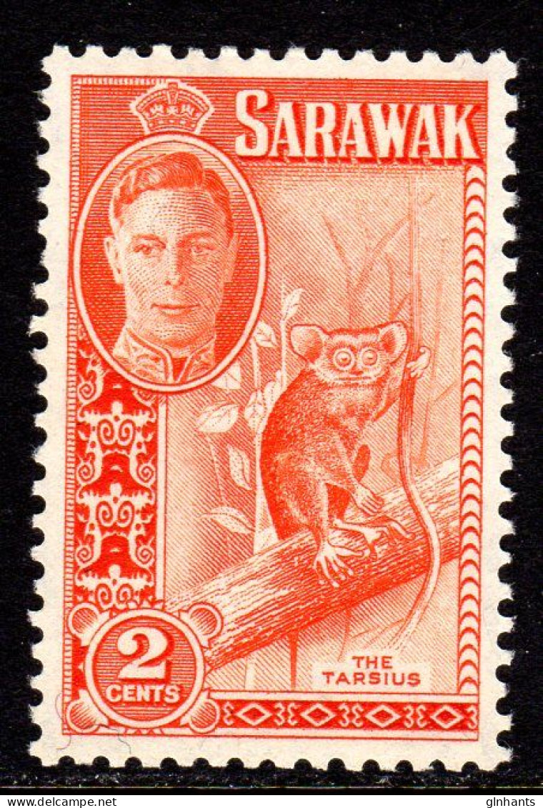 MALAYSIA SARAWAK - 1950 KGVI 2c TARSIUS STAMP FINE MNH ** SG172 - Sarawak (...-1963)