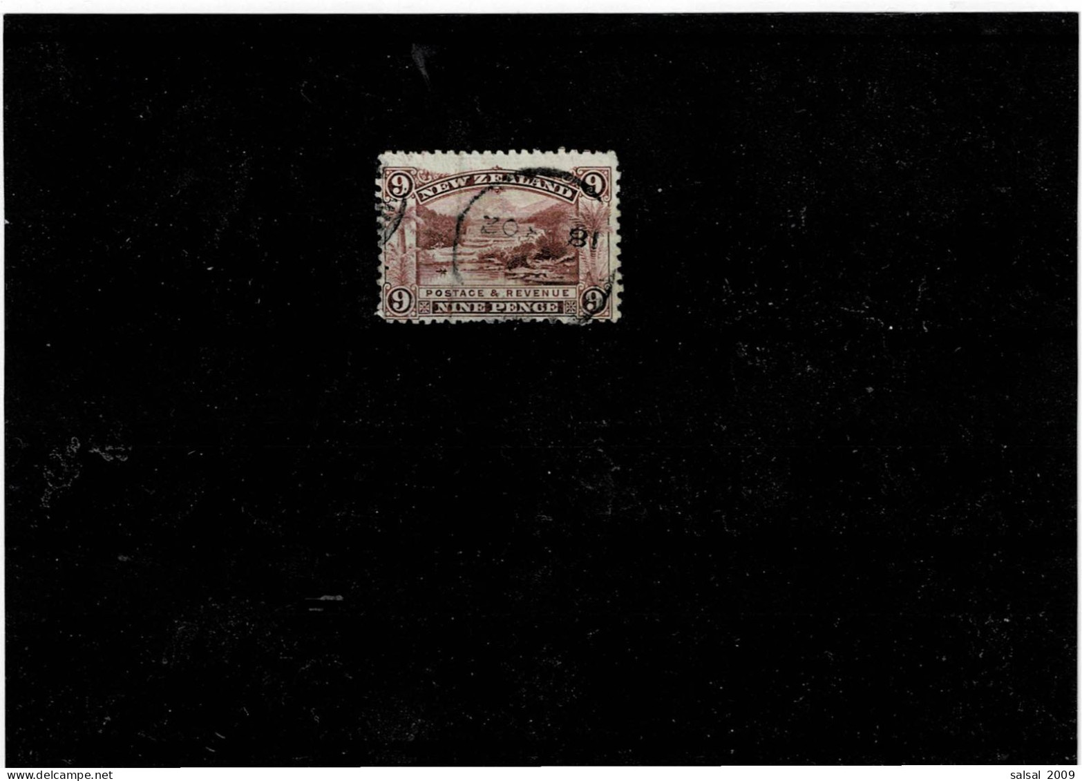 NUOVA ZELANDA ,"Serie Ordinaria" ,9p. Lilla ,qualita Buona - Used Stamps