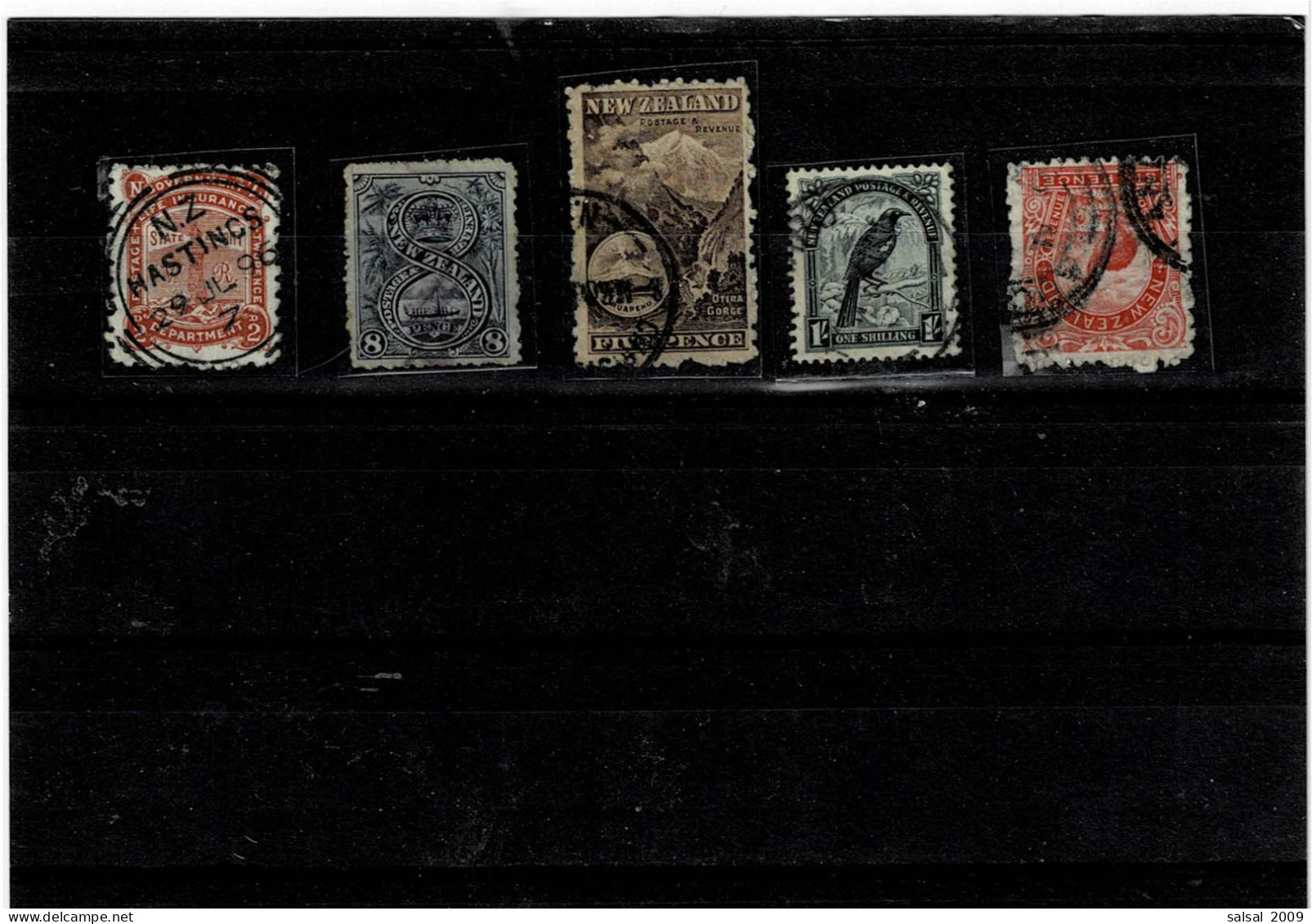 NUOVA ZELANDA ,usati ,il Nr.8 Servizi ,qualita Splendida - Used Stamps