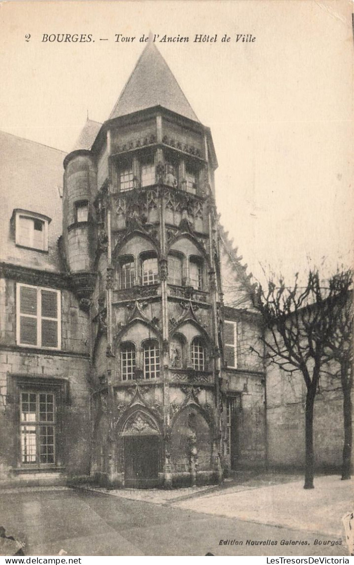 FRANCE - Bourges - Tour De L'ancien Hôtel De Ville - Carte Postale Ancienne - Bourges