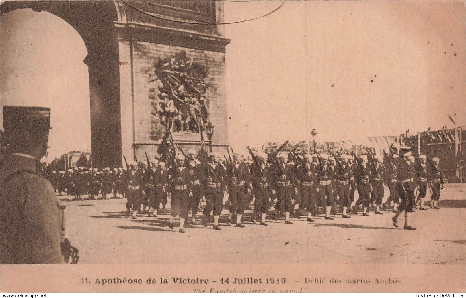 MILITARIA - Apothéose De La Victoire  14 Juillet 1919 - Défilé Des Marins Anglais - Animé - Carte Postale Ancienne - Andere Kriege