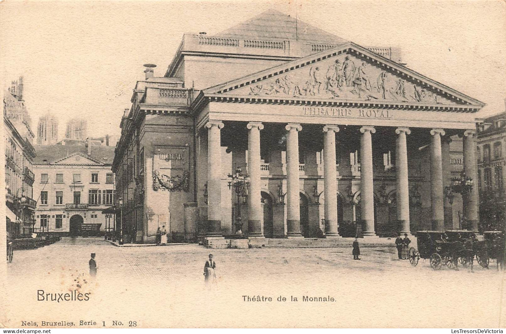 BELGIQUE - Bruxelles - Vue Générale De La Théâtre De La Monnaie - Carte Postale Ancienne - Autres & Non Classés