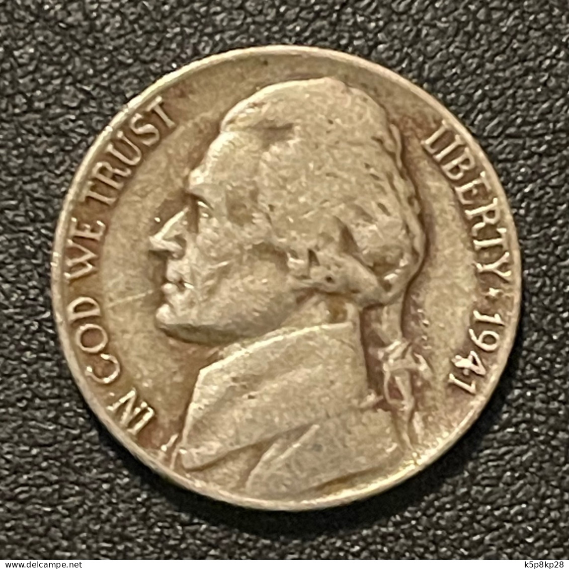 USA 5 Cent Coins, Years 41 And 46, Circulated - Otros & Sin Clasificación