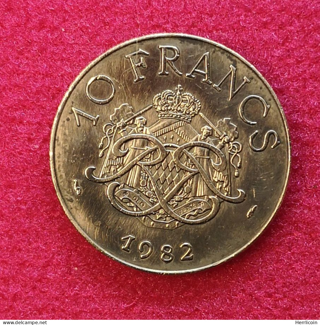 Monnaie Monaco - 1982 - 10 Francs Rainier III - 1960-2001 Nouveaux Francs