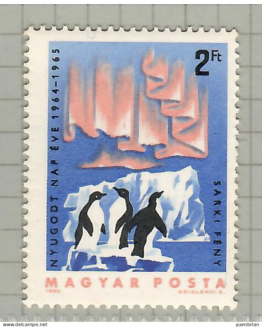 Hungary 1965, Bird, Birds, 1v, MNH** (Split From Set Of 9v) - Pinguini