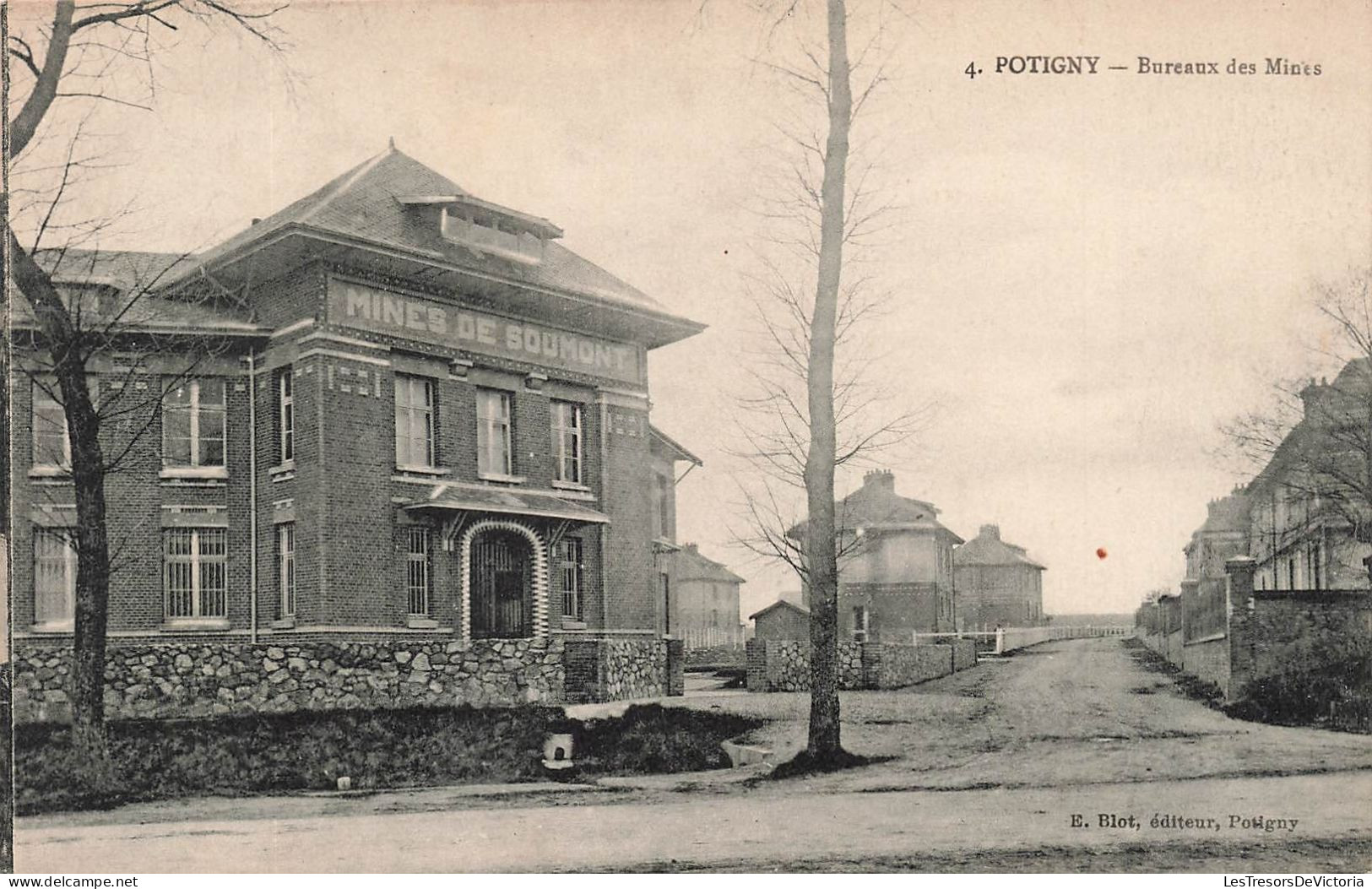 FRANCE - Potigny - Bureaux Des Mines - Mine De Soumont - E Blot - Carte Postale Ancienne - Pontigny