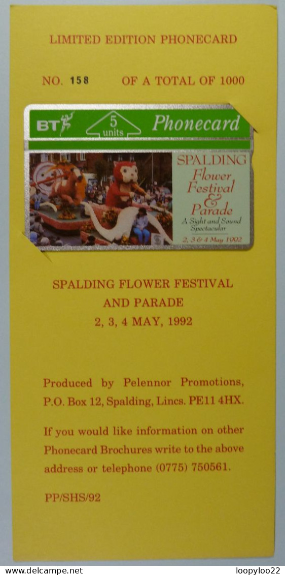 UK - BT - Landis & Gyr - SPALDING Flower Festival - BTG031 - 241C - 1000ex - Mint In Folder - BT Generale