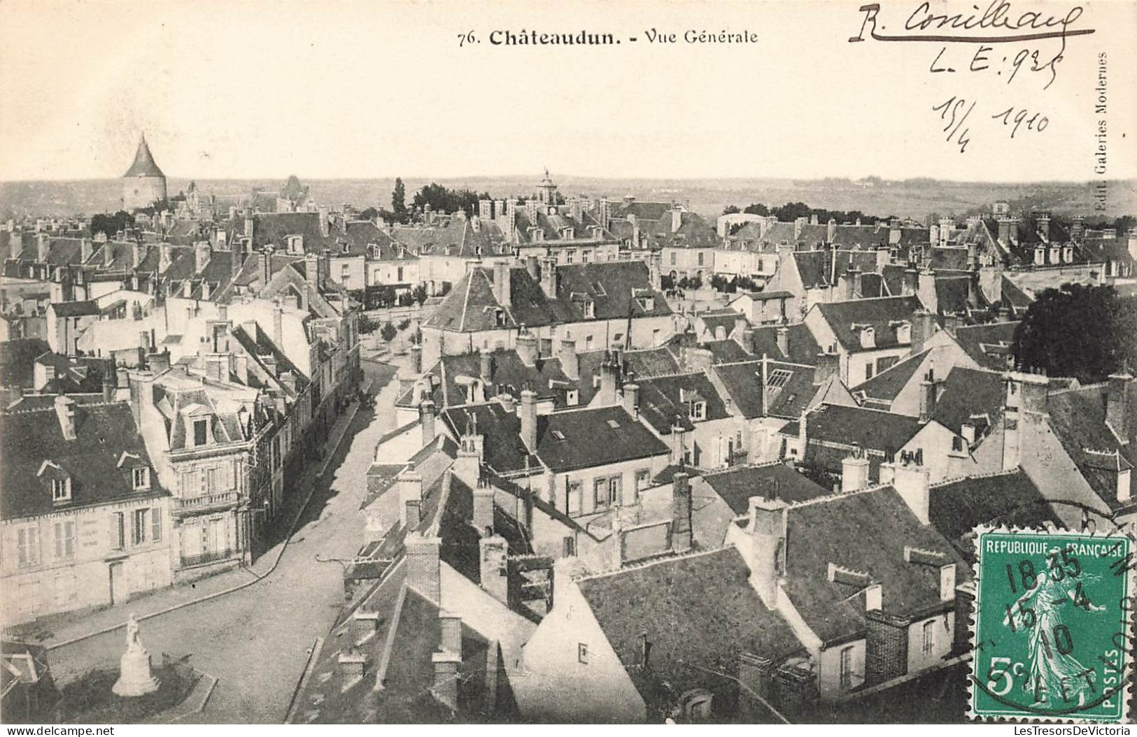 FRANCE - Châteaudun - Vue Générale De La Ville - Carte Postale Ancienne - Chateaudun