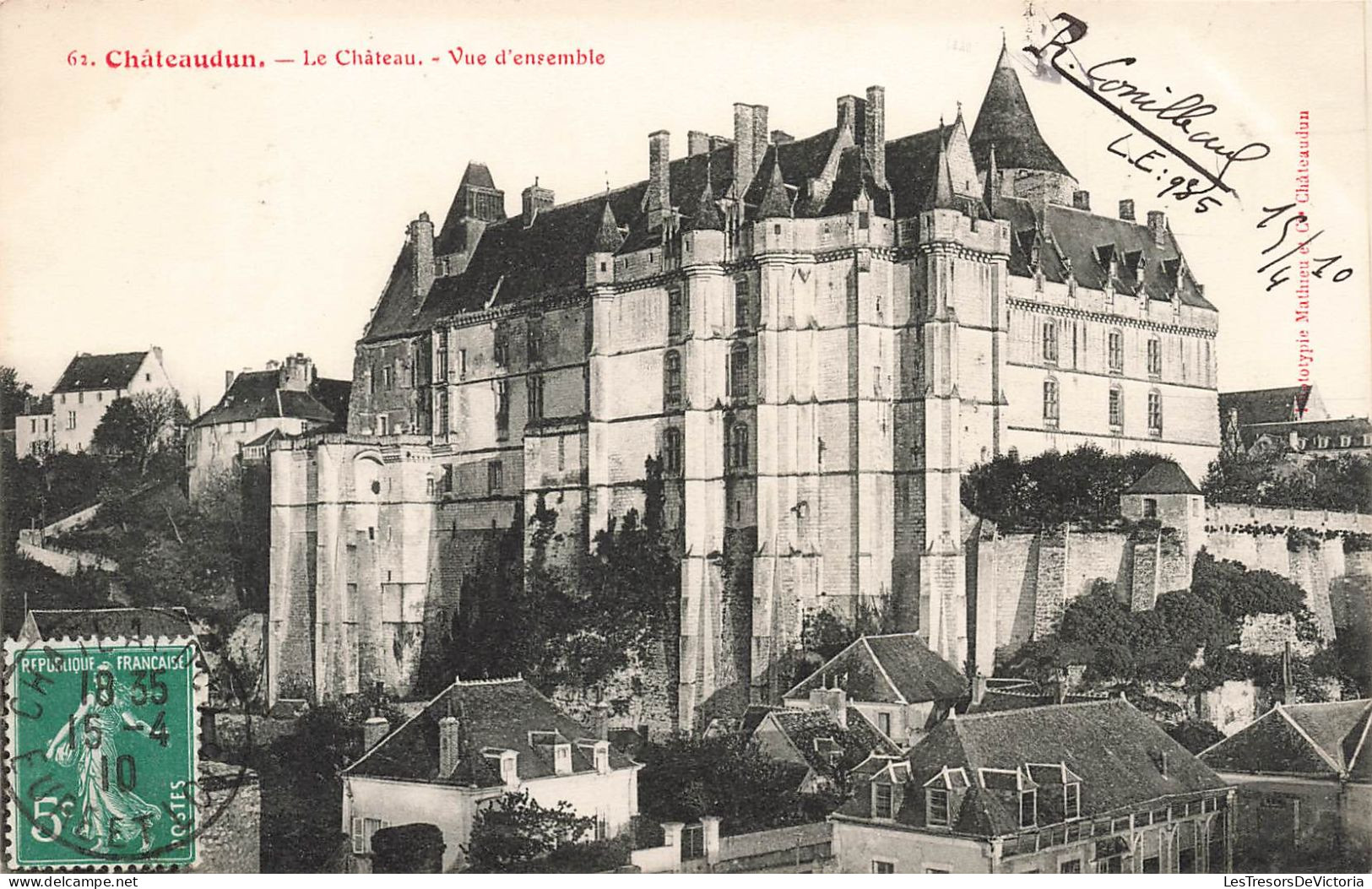 FRANCE - Châteaudun - Vue D'ensemble Du Château - Carte Postale Ancienne - Chateaudun