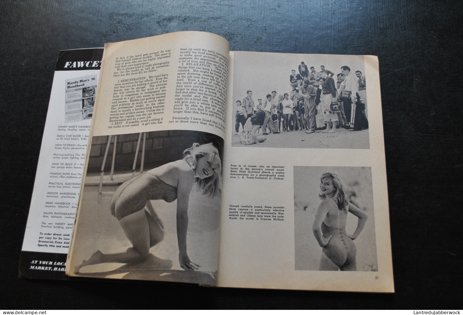 Peter Gowland's FACE And FIGURE A FAWCETT HOW-TO BOOK N° 400 Photography Photo Photographie Nudes Posing - Photographie