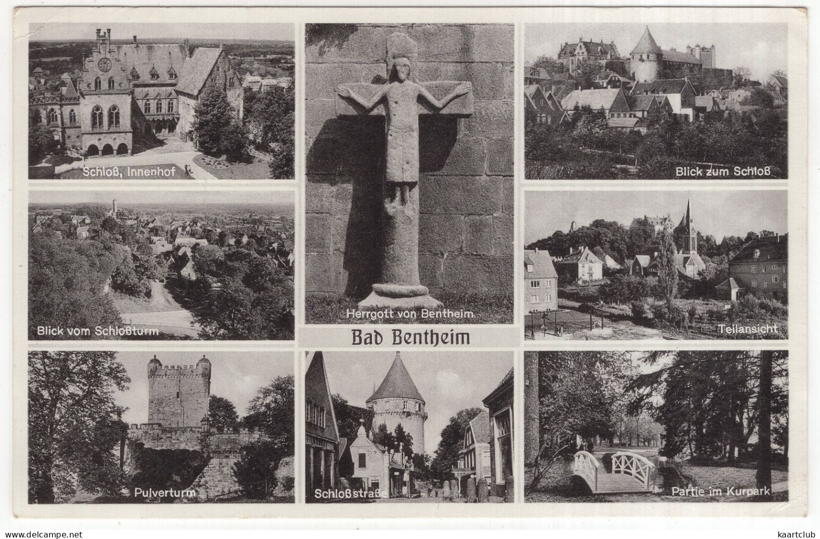Bad Bentheim  - (Deutschland) - 1955 - U.a. Hergott, Schloß, Kurpark - Bad Bentheim