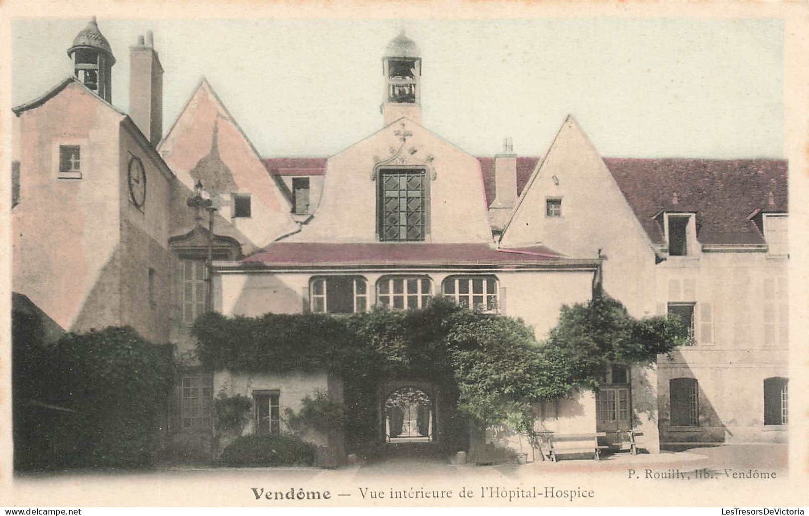 FRANCE - Vendôme - Vue Intérieure De L'Hôpital Hospice - Colorisé - P Rouilly - Carte Postale Ancienne - Vendome