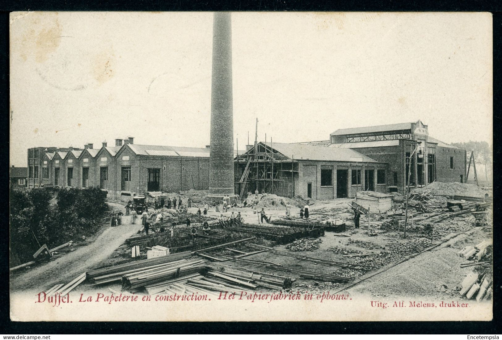 CPA - Carte Postale - Duffel - La Papeterie En Construction (CP23982) - Duffel