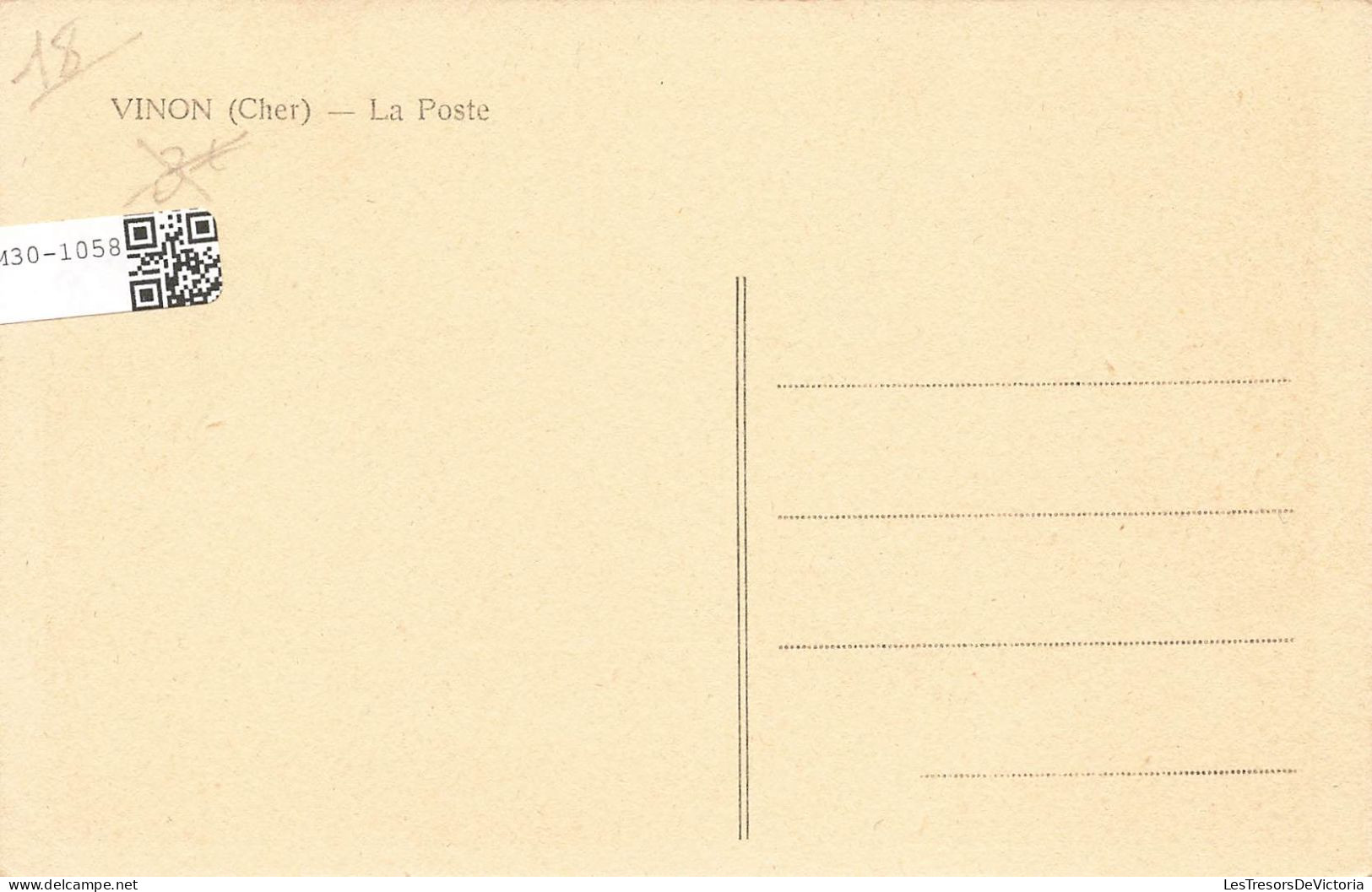 FRANCE - Vinon - La Poste - Carte Postale Ancienne - Other & Unclassified