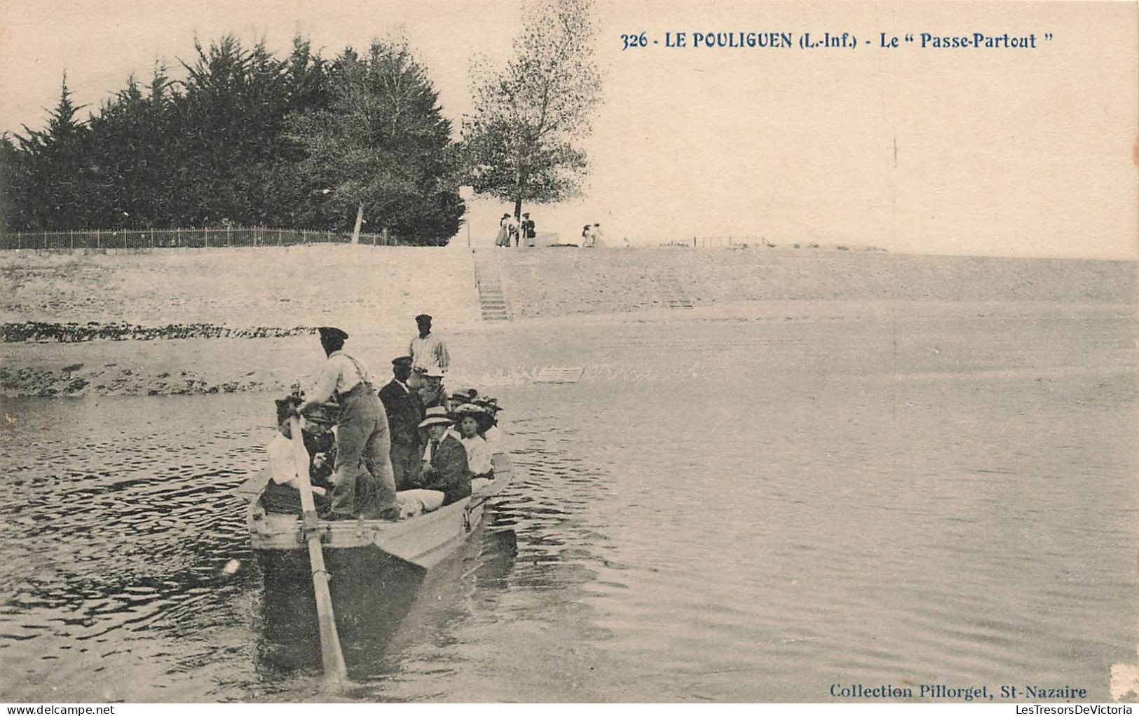 FRANCE - Le Pouliguen - Le Passe Partout - Barque - Traversée - Collection Pillorgel - Carte Postale Ancienne - Le Pouliguen