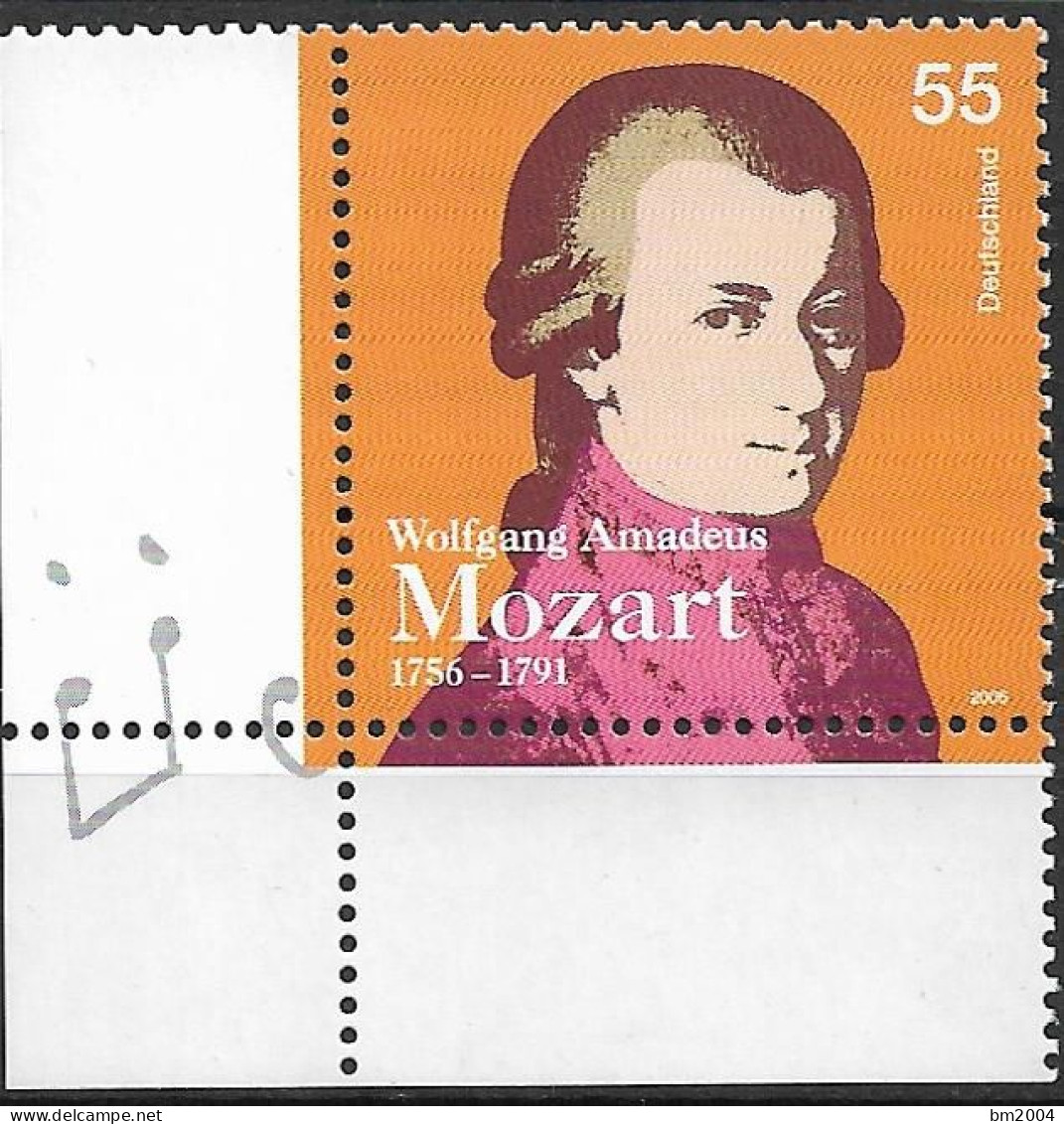 2006 Deutschland Germany Mi. 2512 **MNH  EUL  250. Geburtstag Von Wolfgang Amadeus Mozart - Ungebraucht