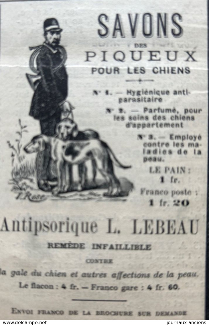 1901 Rare revue Hippique LA GAZETTE HIPPIQUE Sportive et Mondaine N° 9 - CHEVAUX DU MIDI - COURSES DE TARBES - GAILLON