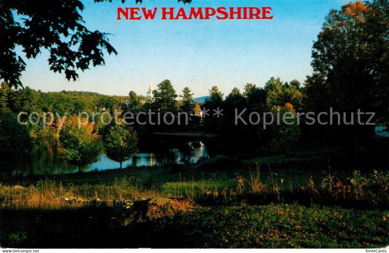 73060739 Hancock_New_Hampshire A Touch Of Autumn - Autres & Non Classés