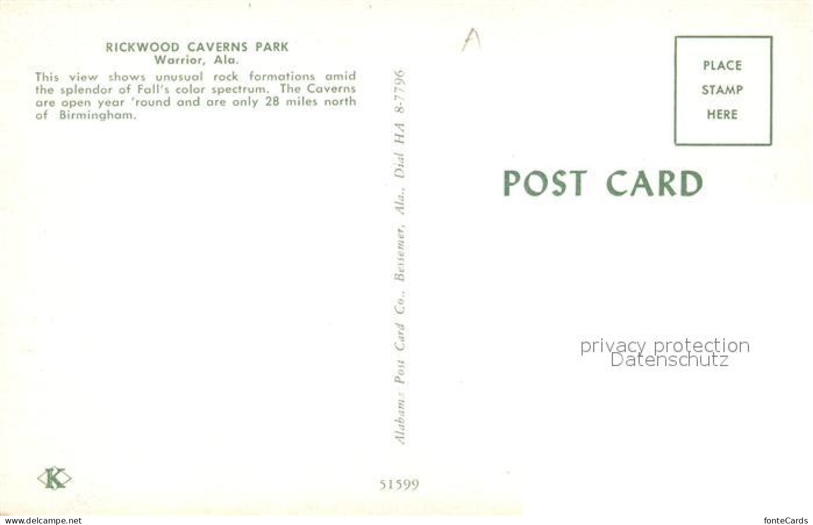73059054 Warrior Rickwood Caverns Park - Other & Unclassified