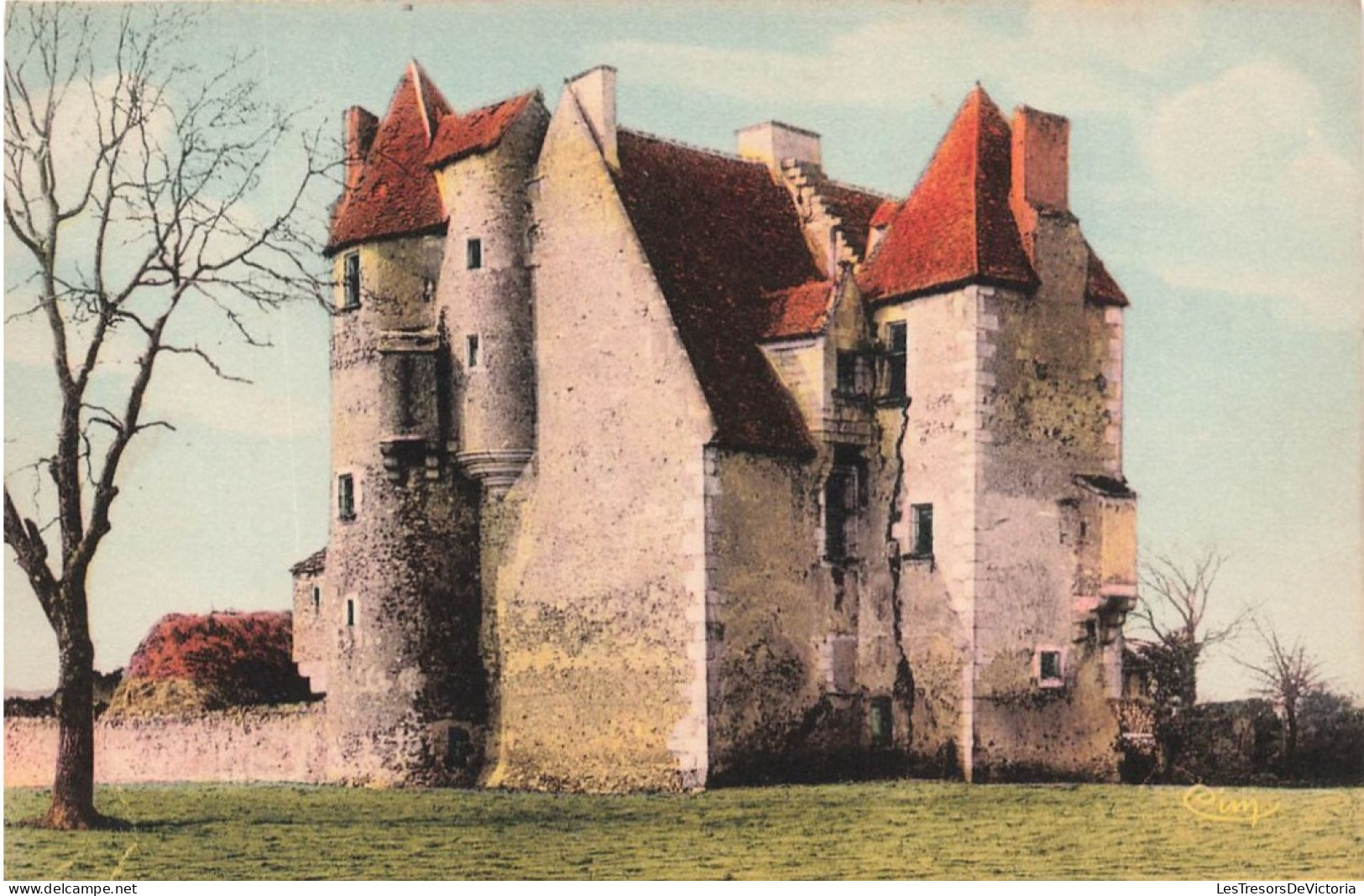 FRANCE - Flâneries En Berry - Échauguettes - Pignons - Vieilles Pierres - Carte Postale Ancienne - Sonstige & Ohne Zuordnung