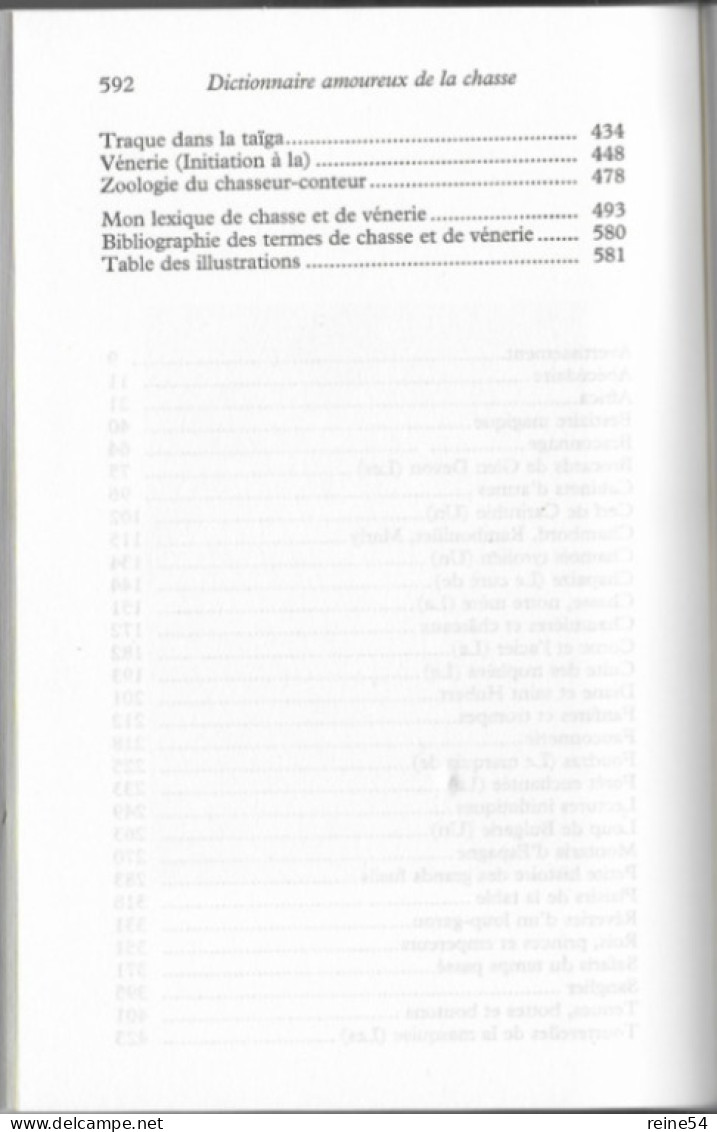 Dictionnaire Amoureux De La Chasse -Dominique Venner - PLON 2000 Le Grand Livre Du Mois - Caza/Pezca