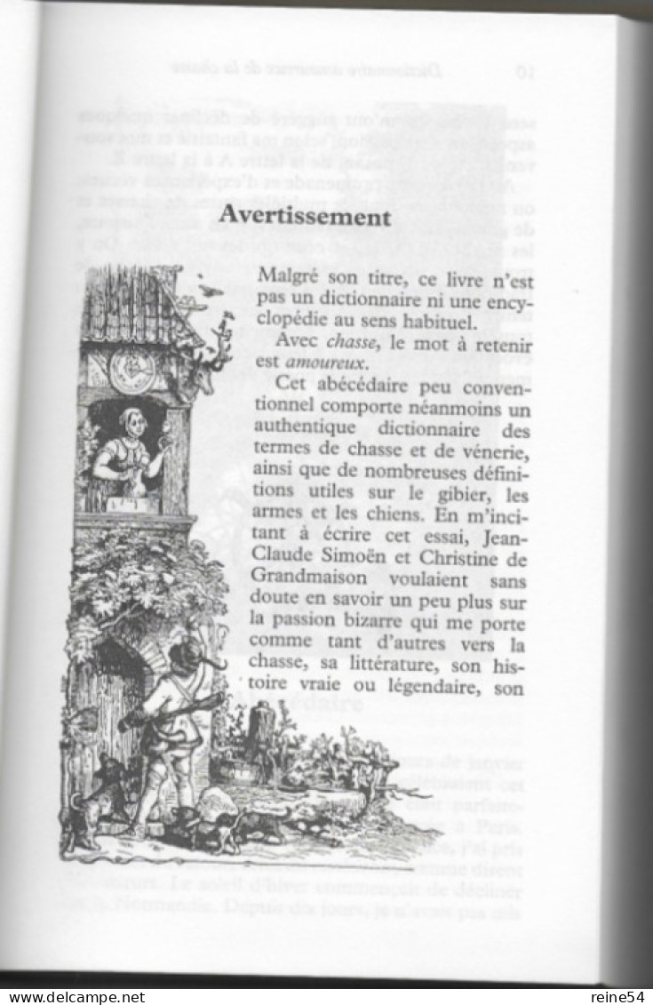 Dictionnaire Amoureux De La Chasse -Dominique Venner - PLON 2000 Le Grand Livre Du Mois - Caccia/Pesca