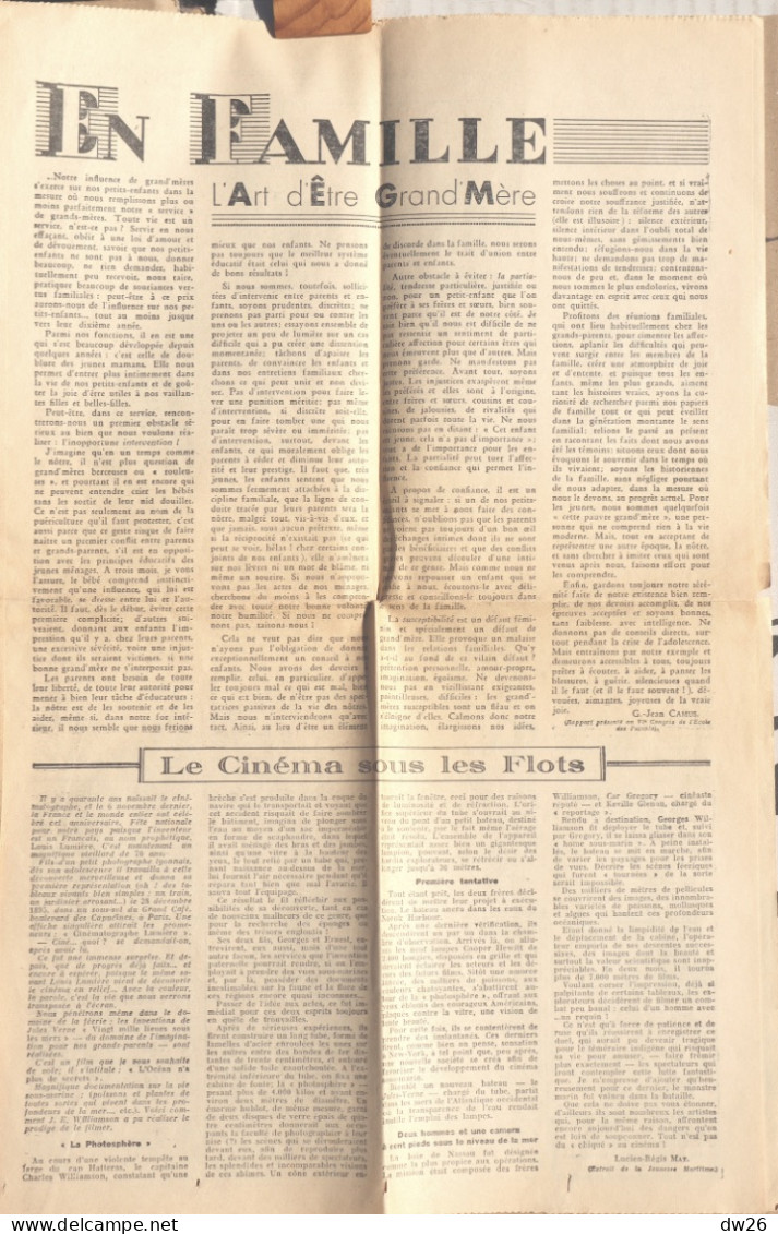 Mensuel - Le Journal Petit Echo Ligueuse Française N° 413 Janvier 1936 (Ligue Féminine D'Action Catholique..) - Other & Unclassified
