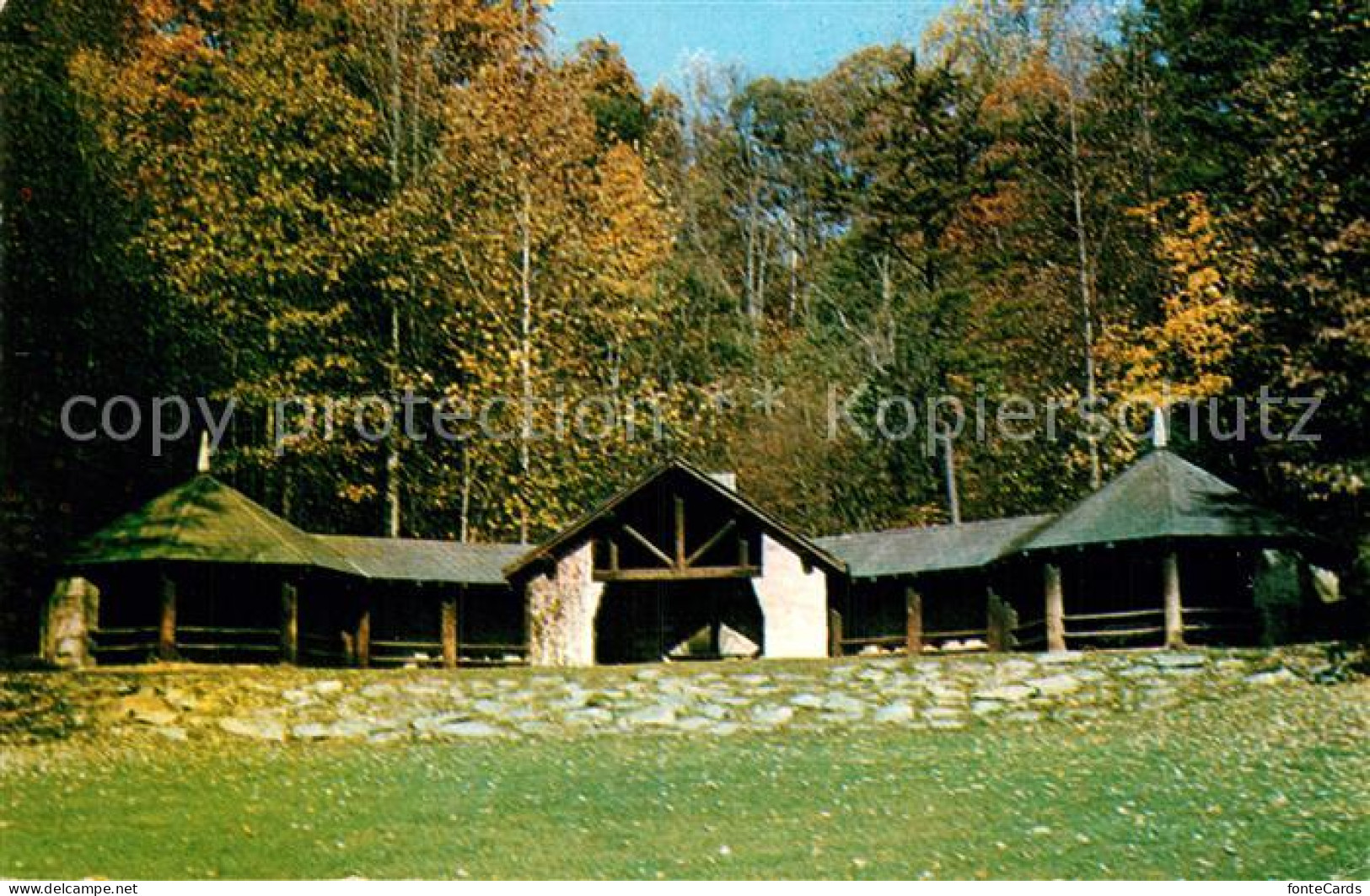 72944195 Ansted Picnic Shelter Hawks Nest State Park - Andere & Zonder Classificatie