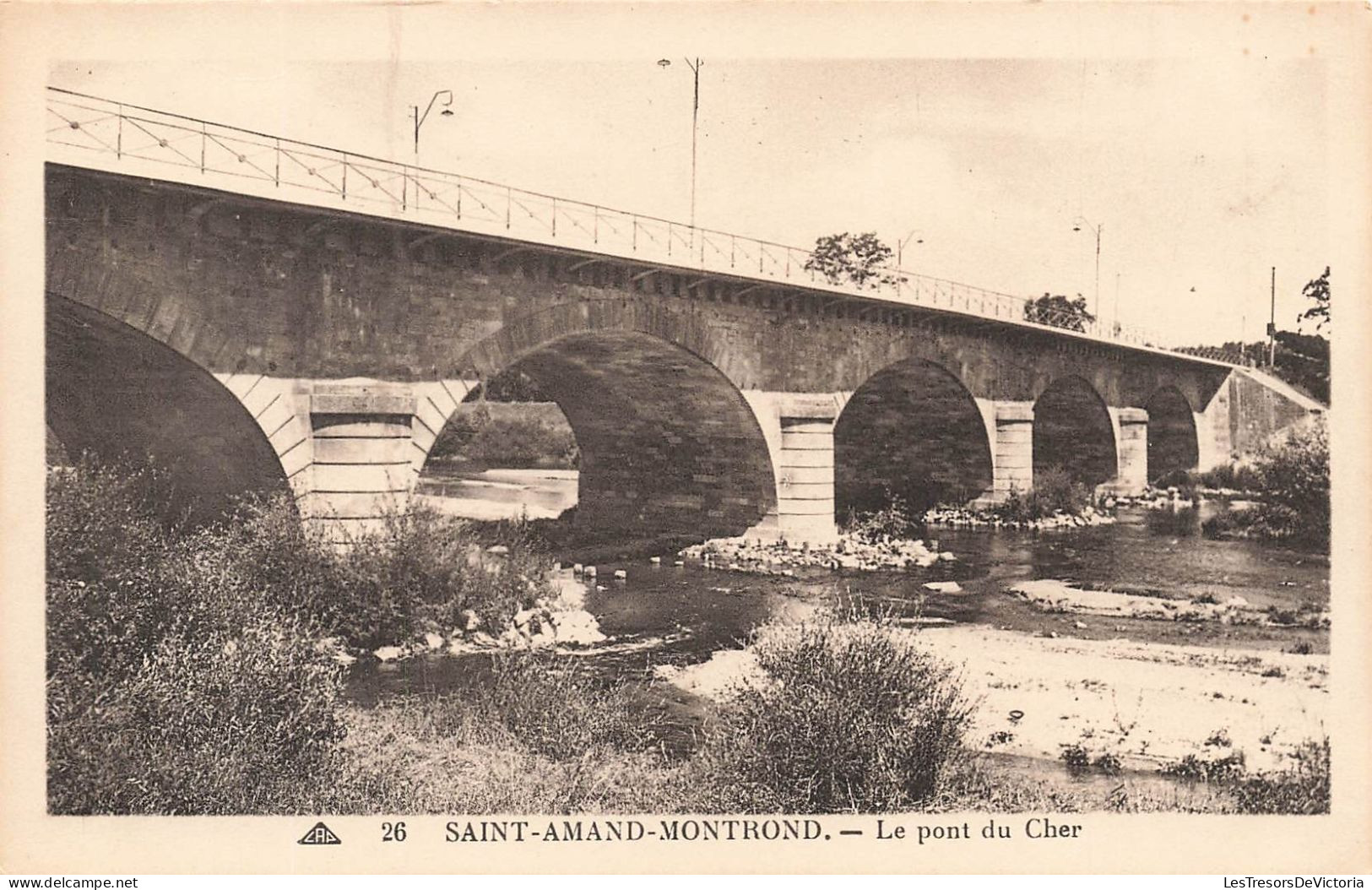 FRANCE - Saint Amand Montrond - Le Pont Du Cher - Carte Postale Ancienne - Saint-Amand-Montrond