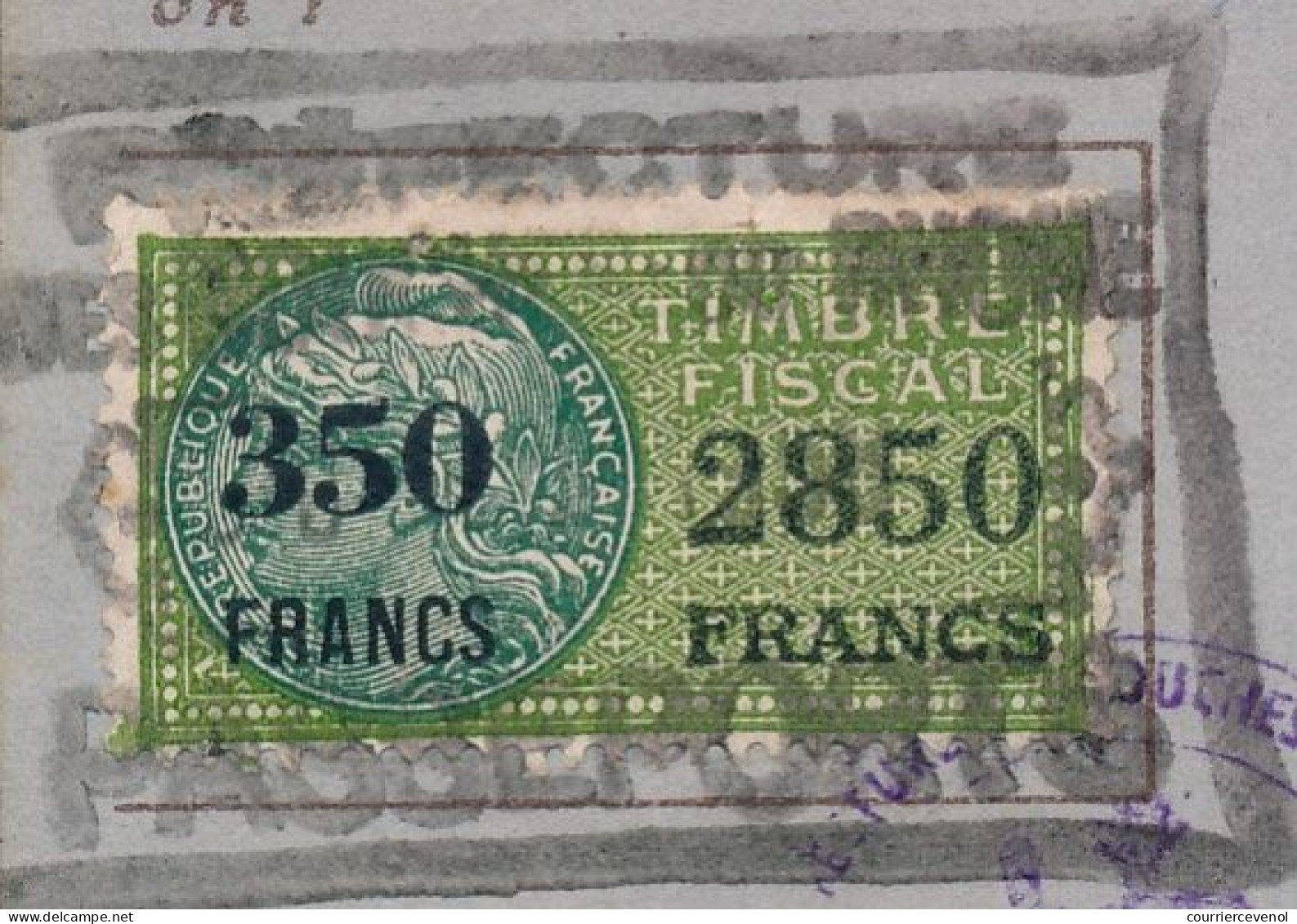 FRANCE - Passeport 1958 Fiscal 350 Francs / 2850 Francs (n°322) + Fiscaux Espagnols Consulat Marseille - Covers & Documents