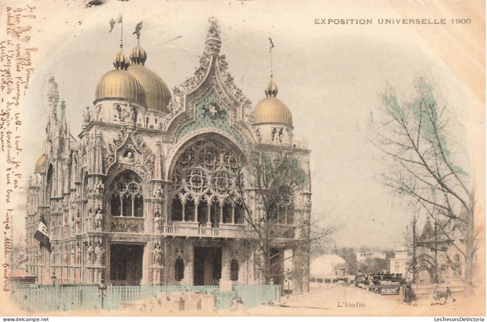 FRANCE - Paris - Exposition Universelle 1900 - L'Italie - Colorisé - Dos Non Divisé - Carte Postale Ancienne - Ausstellungen