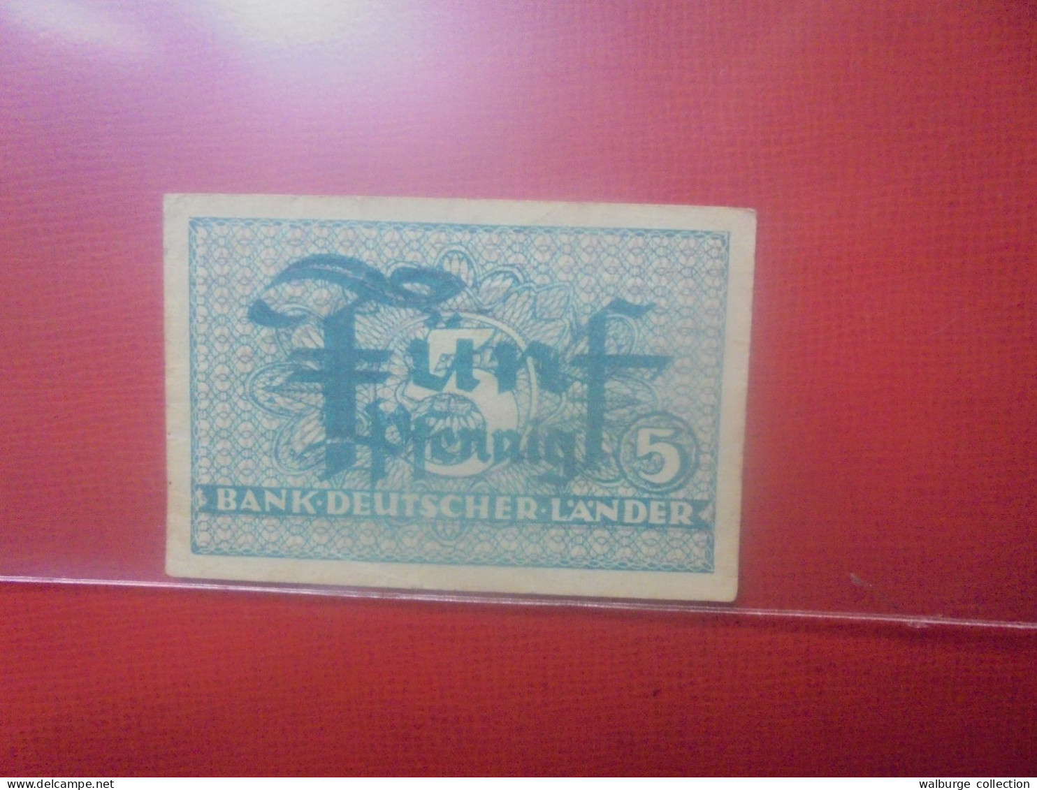 Bank Deutscher Länder 5 Pfennig ND (1948) Circuler (ALL.2) - 5 Pfennig