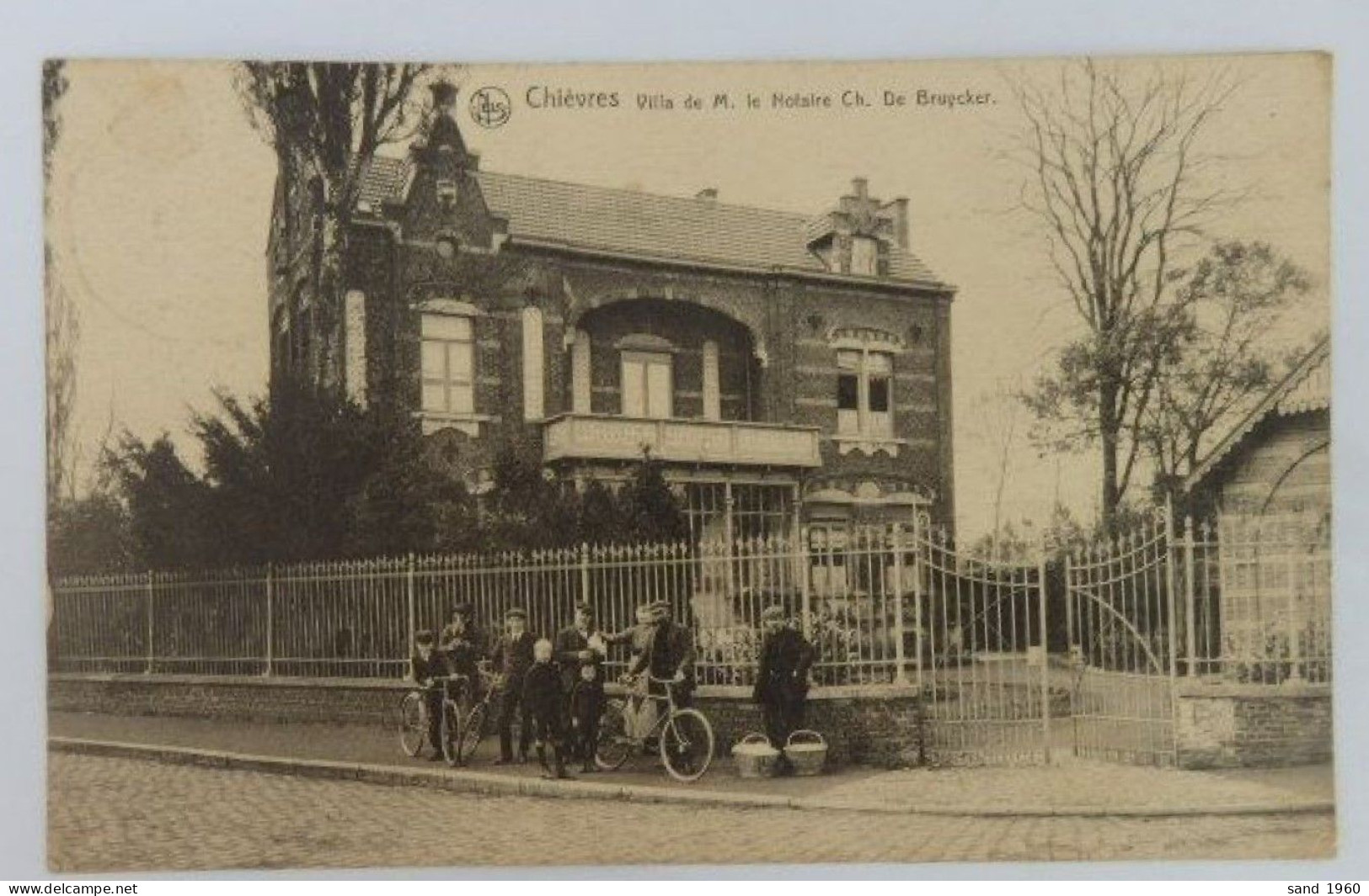 Chièvres - Villa De M. Le Notaire Ch. De Bruycker - NELS - Ed: V. Delzenne-Viseur - Circulé - Voir 2 Scans - Chievres