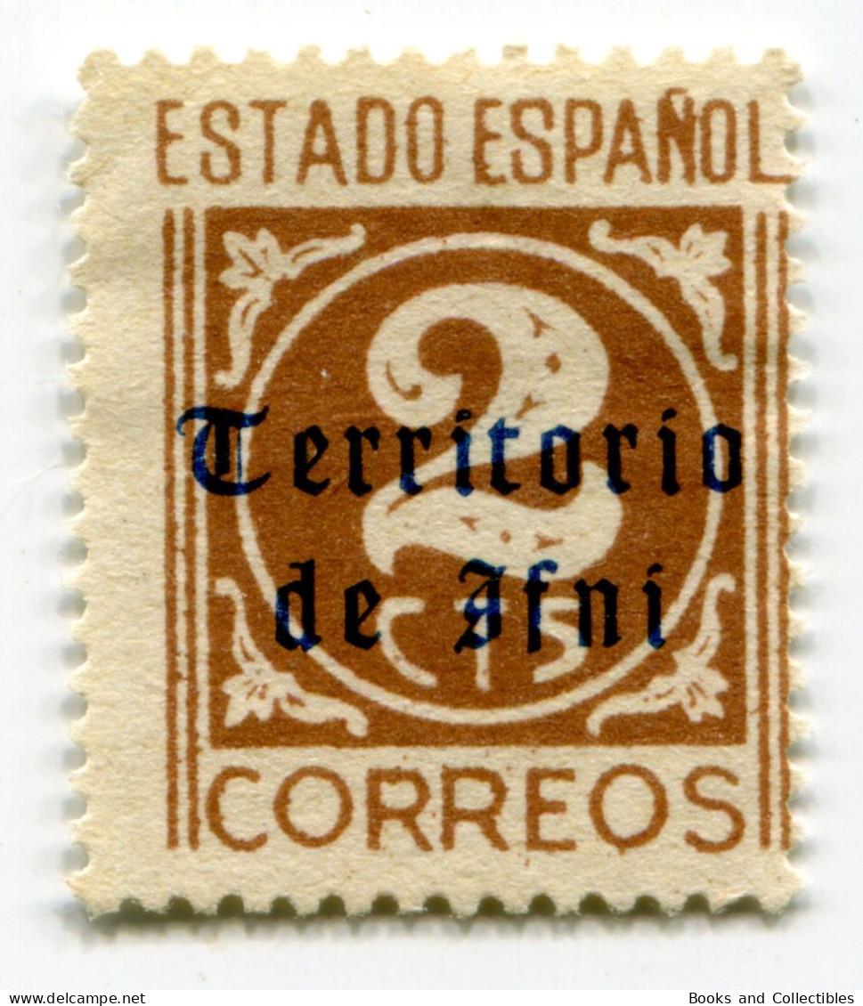 [FBL ● A-03] IFNI - 1948 - Spanish Stamps Overprinted "Territorio De Ifni" In Gothic Script - 2 Cts - Edifil ES-IF 37 - Ifni