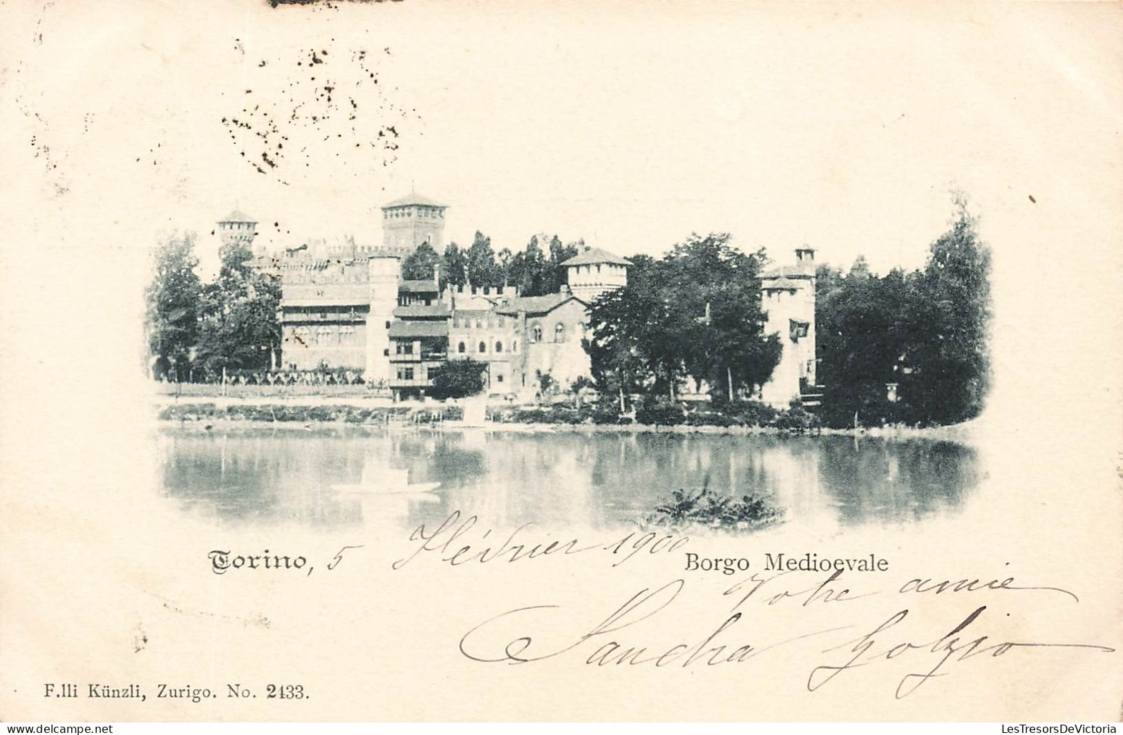 ITALIE - Torino - Borgo Medioevale - Lac - Chateau - Dos Non Divisé - Carte Postale Ancienne - Autres Monuments, édifices