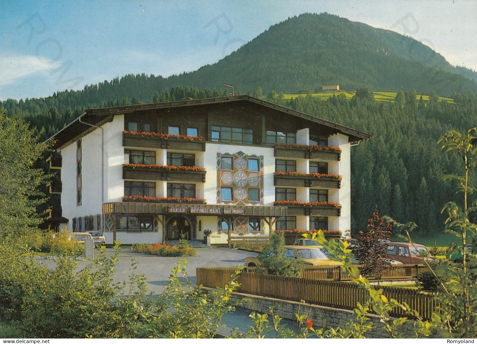 CARTOLINA  KIRCHBERG,TIROLO,AUSTRIA-FERIEN-APPARTEMENTS HARTMANN-NON VIAGGIATA - Kirchberg