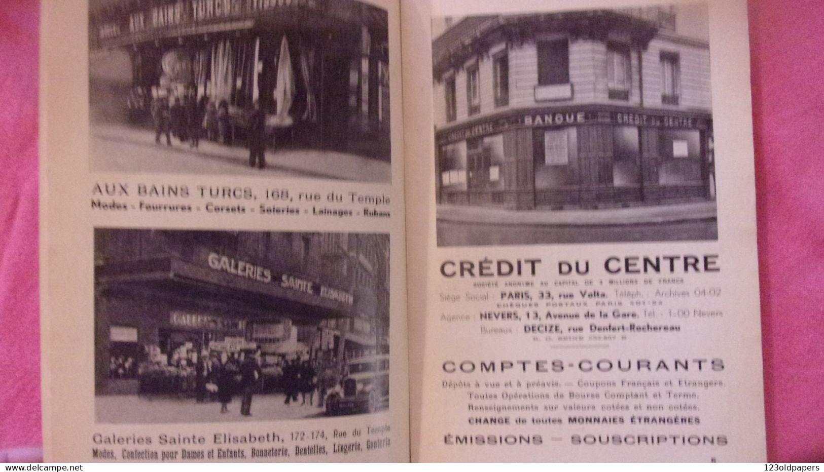 1931 PARIS III EME ARRONDISSEMENT PUBLIE PATRONAGE MAIRIE DU TEMPLE DESSINS PHOTOS PUB 96 PAGES COMMERCES.. - Arrondissement: 03