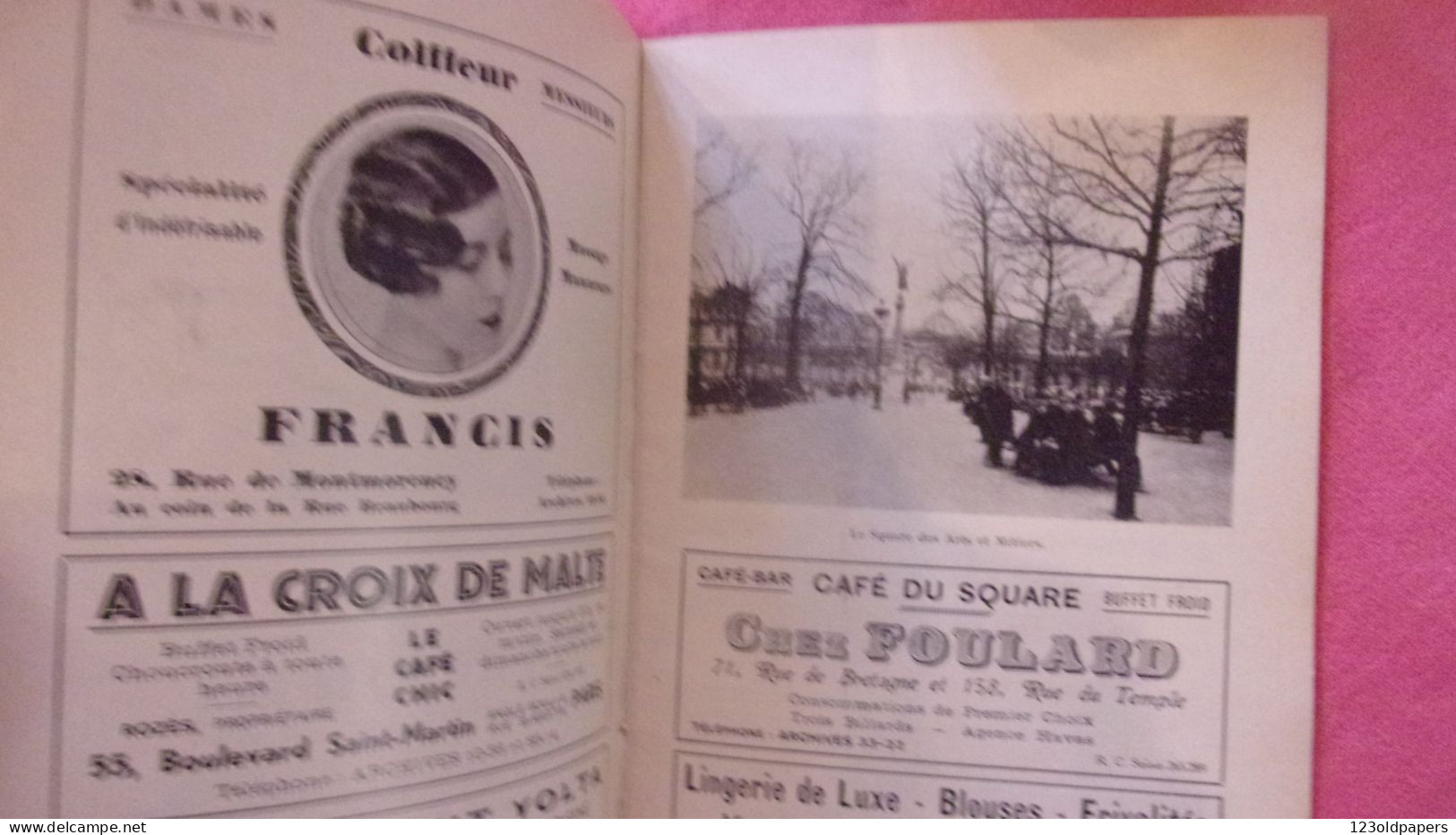 1931 PARIS III EME ARRONDISSEMENT PUBLIE PATRONAGE MAIRIE DU TEMPLE DESSINS PHOTOS PUB 96 PAGES COMMERCES..