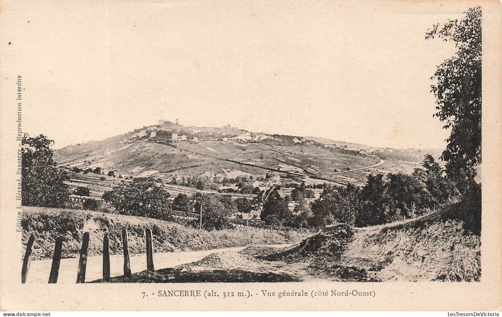 FRANCE - Sancerre - Vue Générale - Côté Nord-ouest - Carte Postale Ancienne - Sancerre