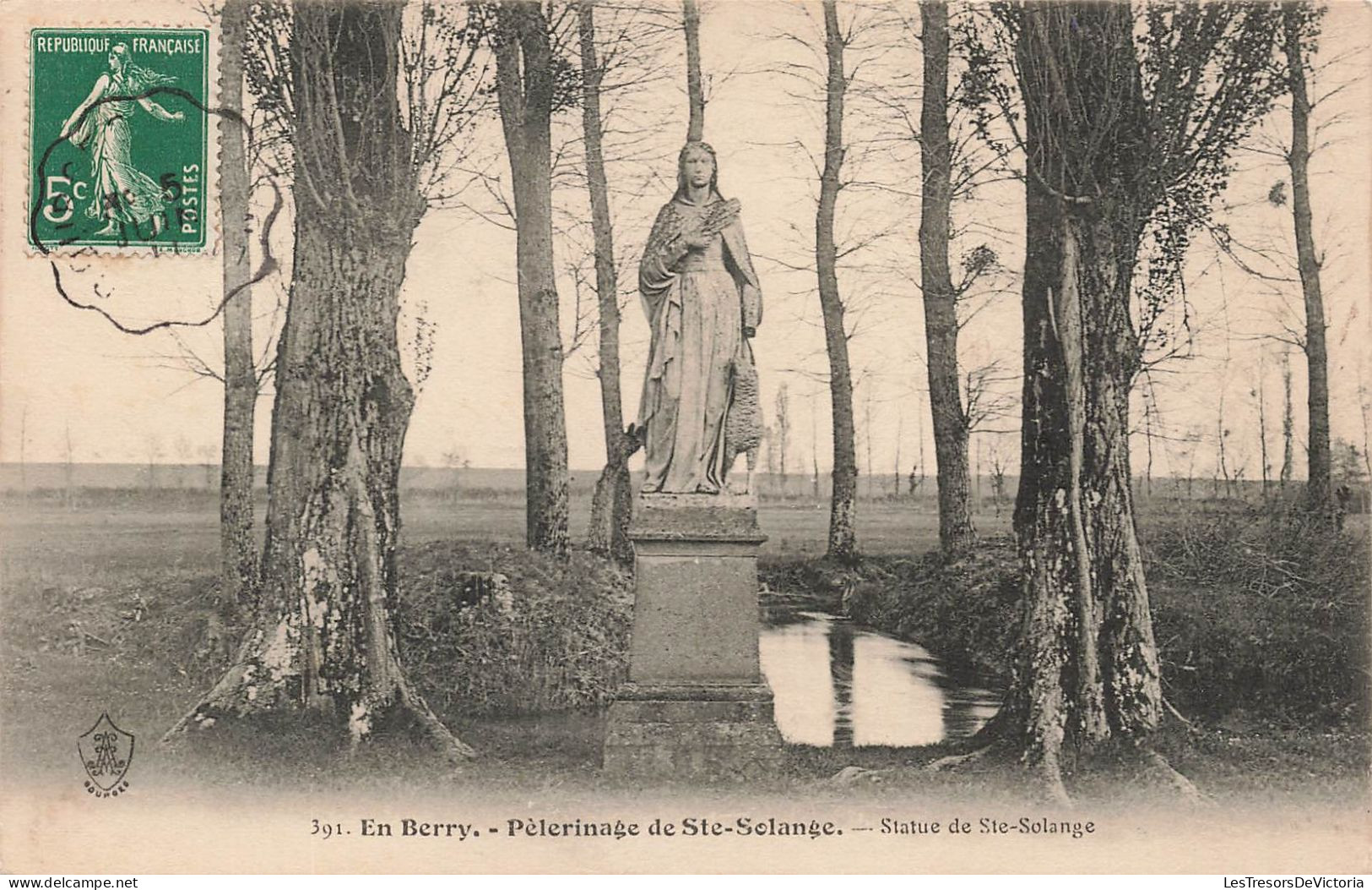 FRANCE - En Berry - Pèlerinage De Sainte Solange - Statue De Sainte Solange - Carte Postale Ancienne - Sonstige & Ohne Zuordnung