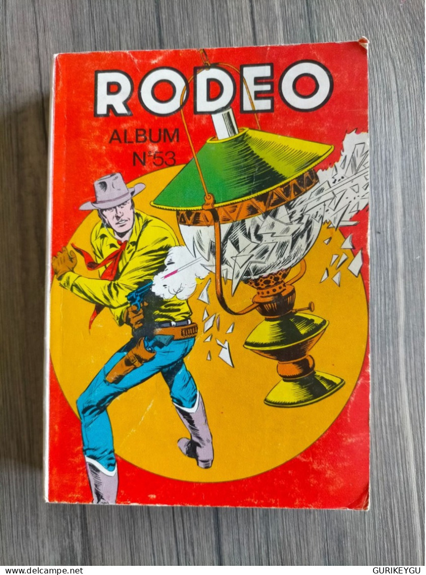 Bd  Album  RODEO   N° 53 Avec N° 279.280.281.282.  Dedans LUG 1975 TEX WILLER  BIEN - Lug & Semic