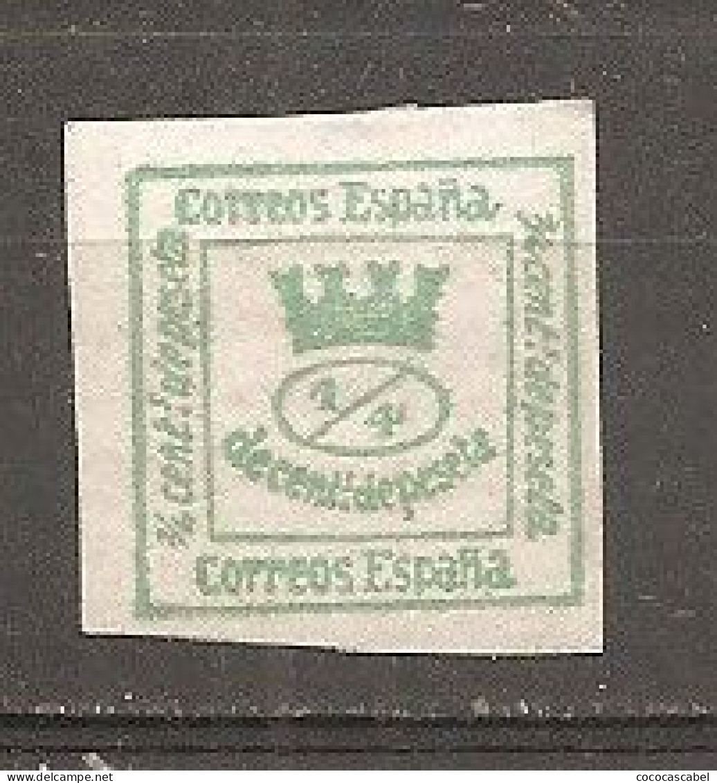 España/Spain-(MH/*) - Edifil  130 (1/4) - Yvert 140b - Unused Stamps