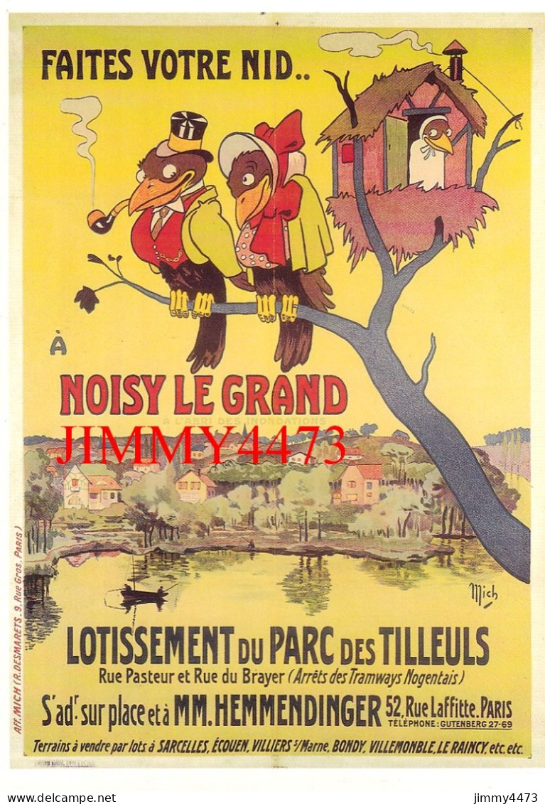 CPM - FAITES VOTRE NID A NOISY LE GRAND - Lotissement Du Parc Des Tilleuls - Edit. Bibliothèque Forney 1997 - Noisy Le Grand