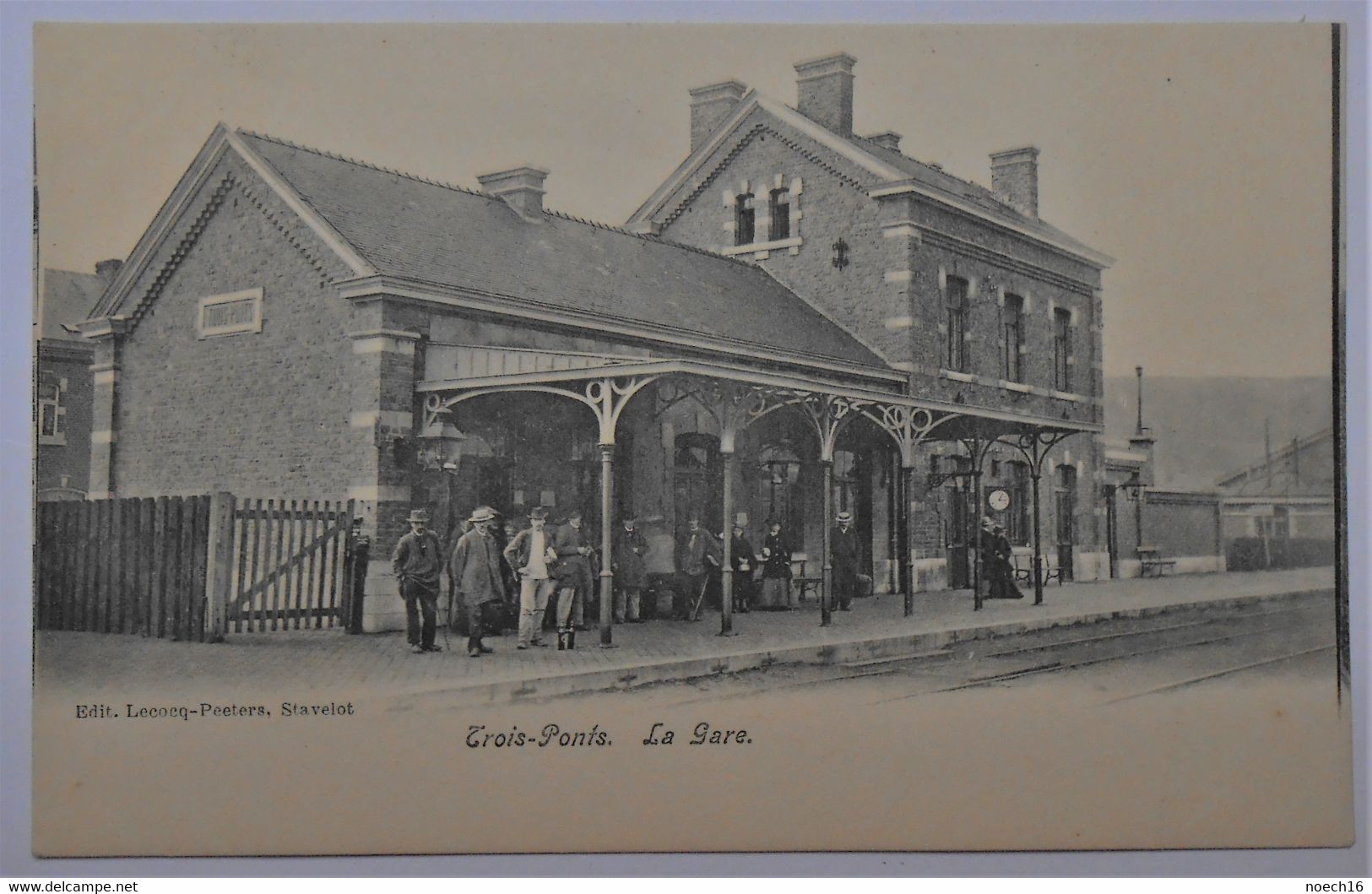 CPA Trois-Ponts. La Gare - Trois-Ponts