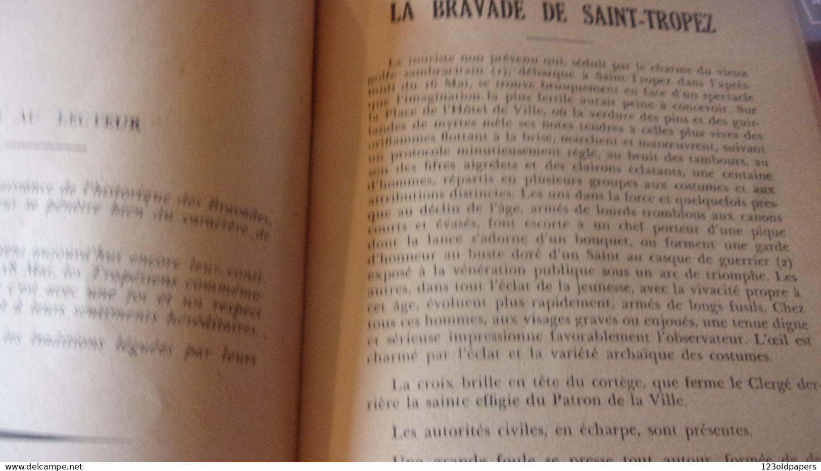 VILLE DE SAINT-TROPEZ (Var) : LES BRAVADES 16,17 & 18 Mai-15 Juin 1954 - Côte D'Azur