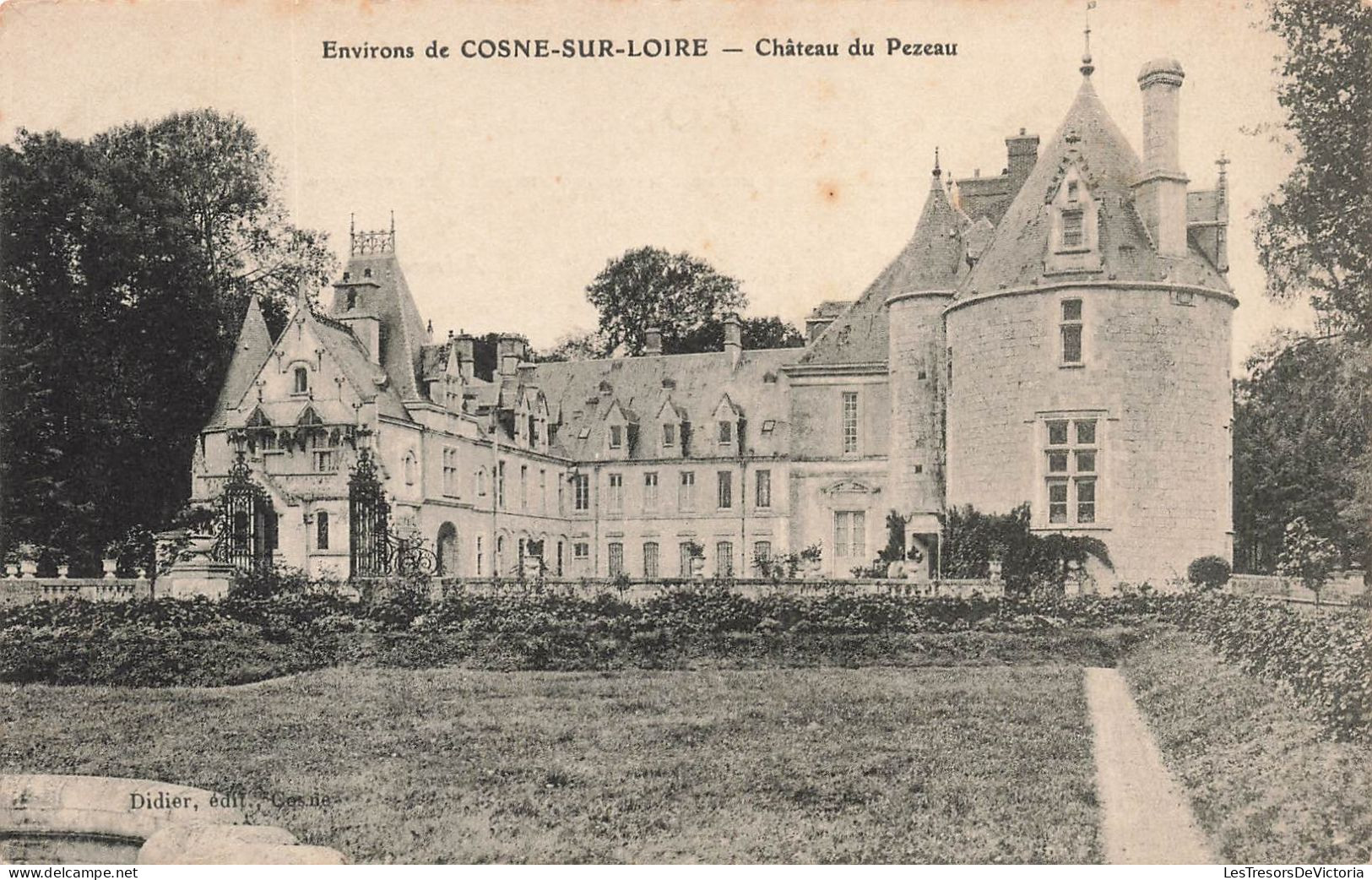 FRANCE - Cosne Cours Sur Loire - Château Du Pezeau - Carte Postale Ancienne - Cosne Cours Sur Loire