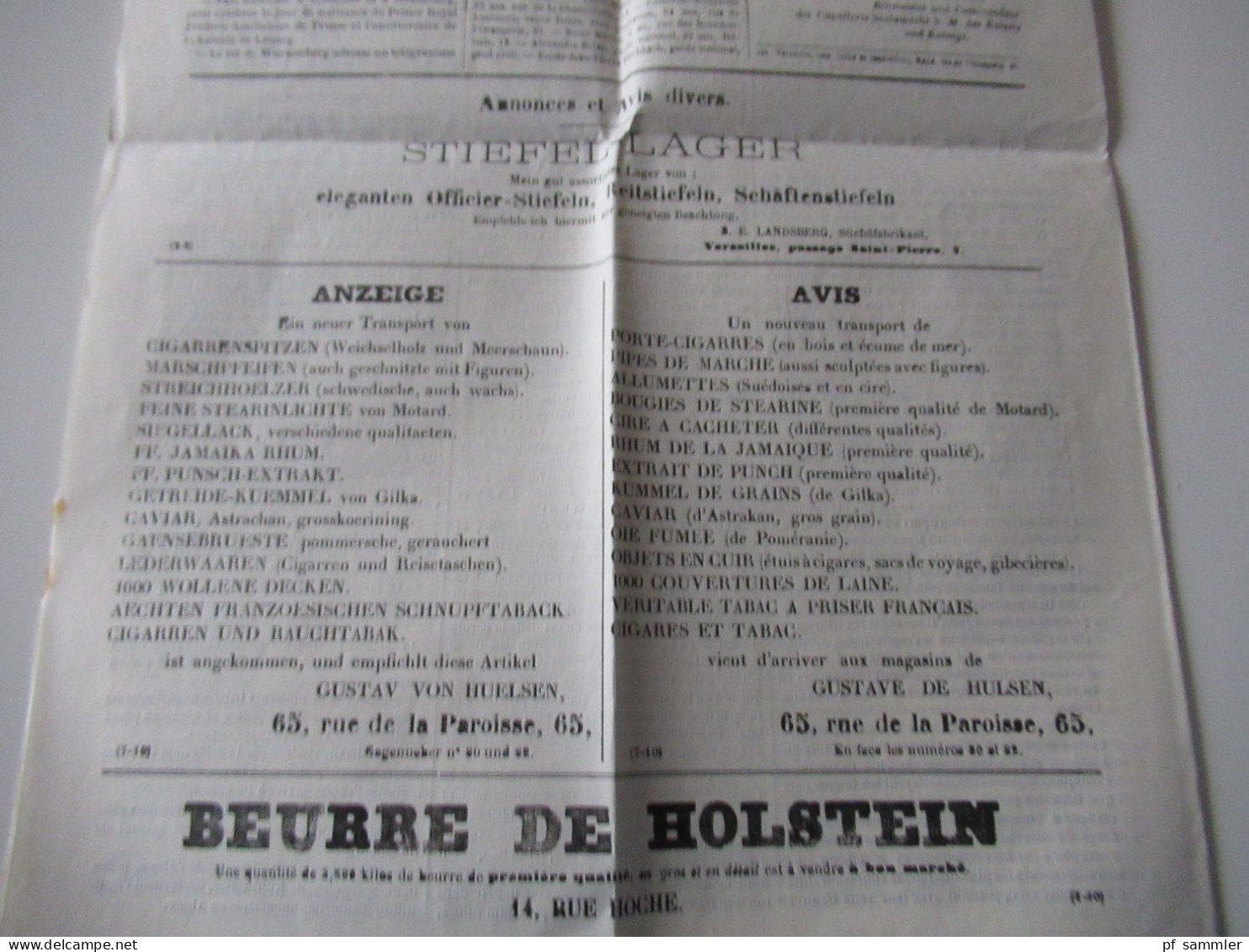 Guerre 1870 / Deutsch-Französischer Krieg / Zeitungen / Kriegberichte Fevrier 1871 / Moniteur Officiel Journal Quotidie